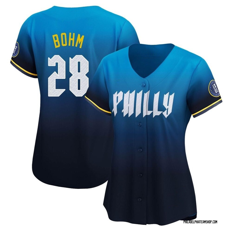 Alec Bohm Women's Philadelphia Phillies 2024 City Connect Jersey Blue