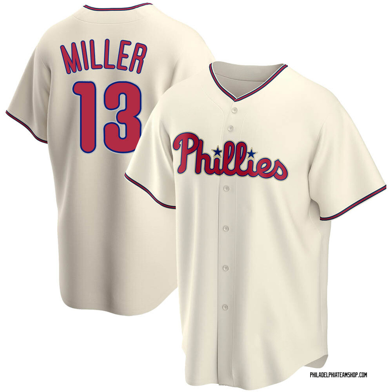 Brad Miller Youth Philadelphia Phillies Alternate Jersey - Cream