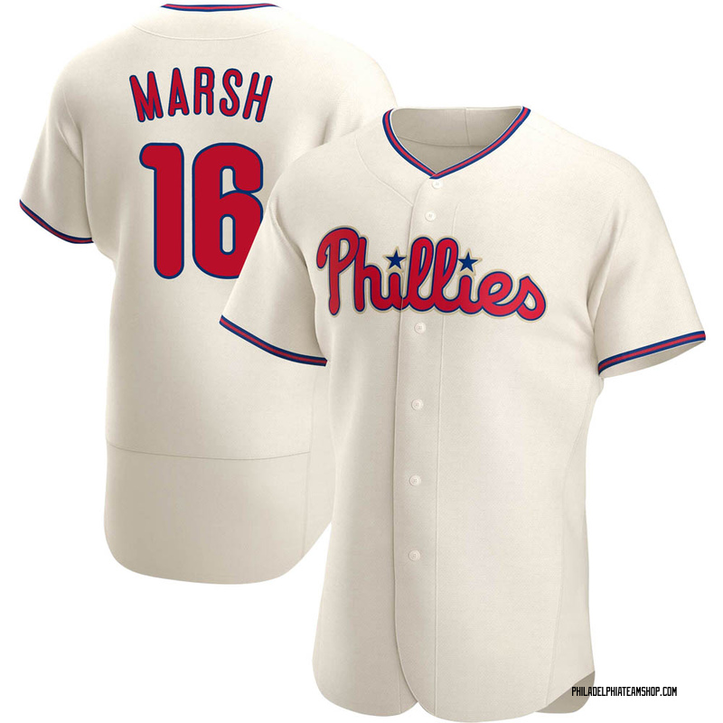 Brandon Marsh Men's Replica Philadelphia Phillies Cream Alternate