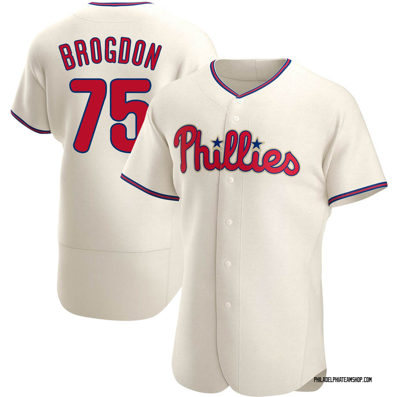 Connor Brogdon Autographed Game-Used Cream Alternate Jersey