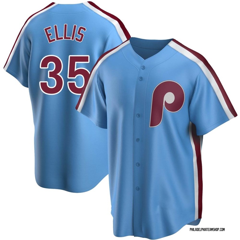 Prime Time Sports Philadelphia Phillies Greg Luzinski Blue Custom Pro Style Jersey with JSA