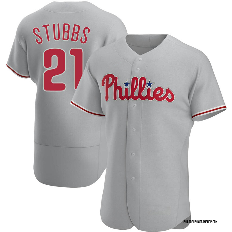Garrett Stubbs Men's Authentic Philadelphia Phillies Red Alternate