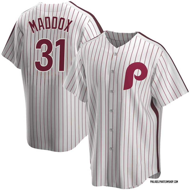 Garry Maddox 1984 Philadelphia Phillies Cooperstown Men's Blue Away Jersey