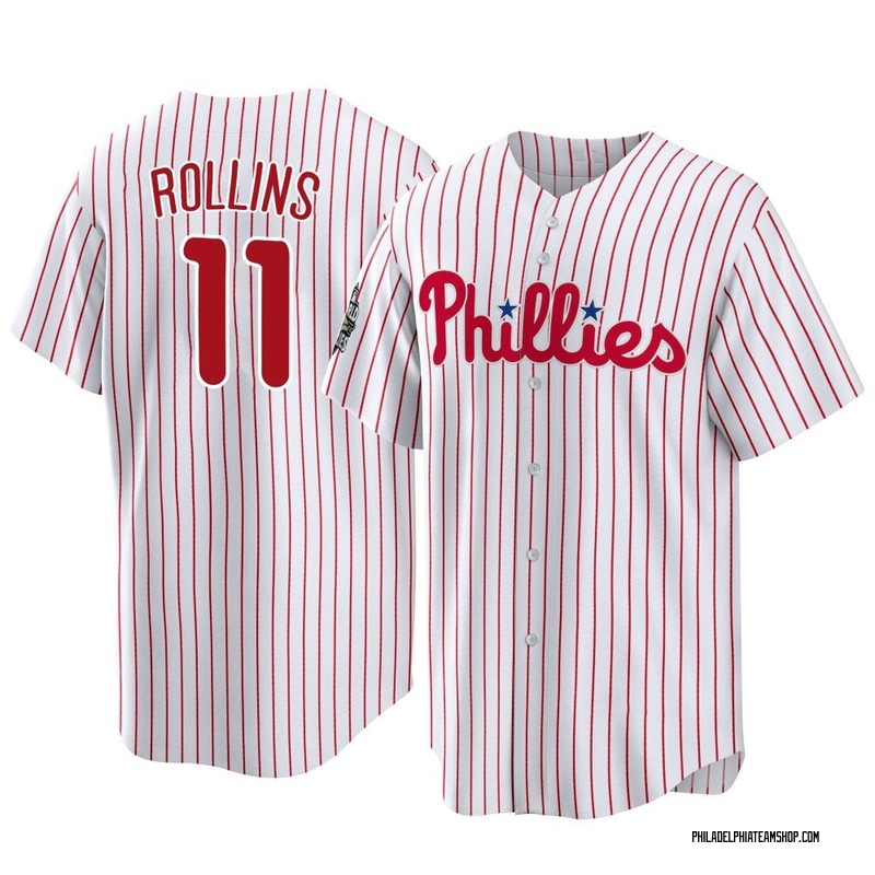 Jimmy Rollins Philadelphia Phillies Jersey SZ 2Xlarge gray with number 11