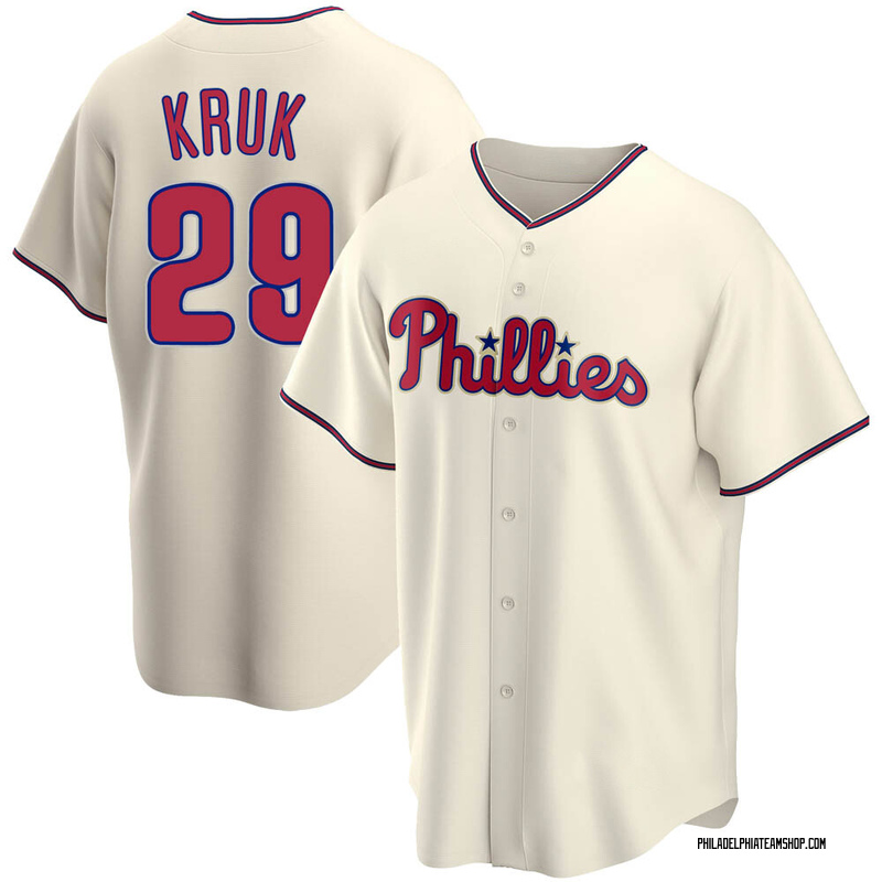 John Kruk 1984 Philadelphia Phillies Cooperstown Men's Blue Away Jersey