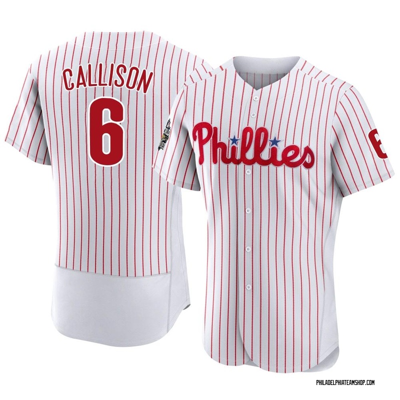 Johnny Callison 1964 Philadelphia Phillies Mitchell & Ness Authentic  Throwback Jersey - Cream