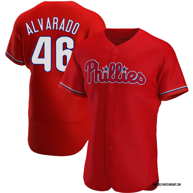 Jose Alvarado Philadelphia Phillies Women's Backer Slim Fit T-Shirt - Ash