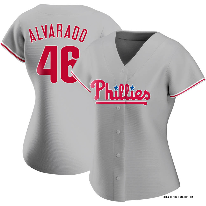 Men's Philadelphia Phillies Jose Alvarado Red Alternate Jersey - Replica