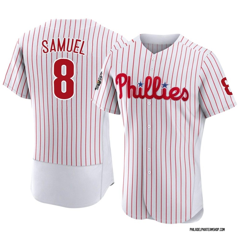 00's Juan Samuel Philadelphia Phillies Majestic Authentic MLB