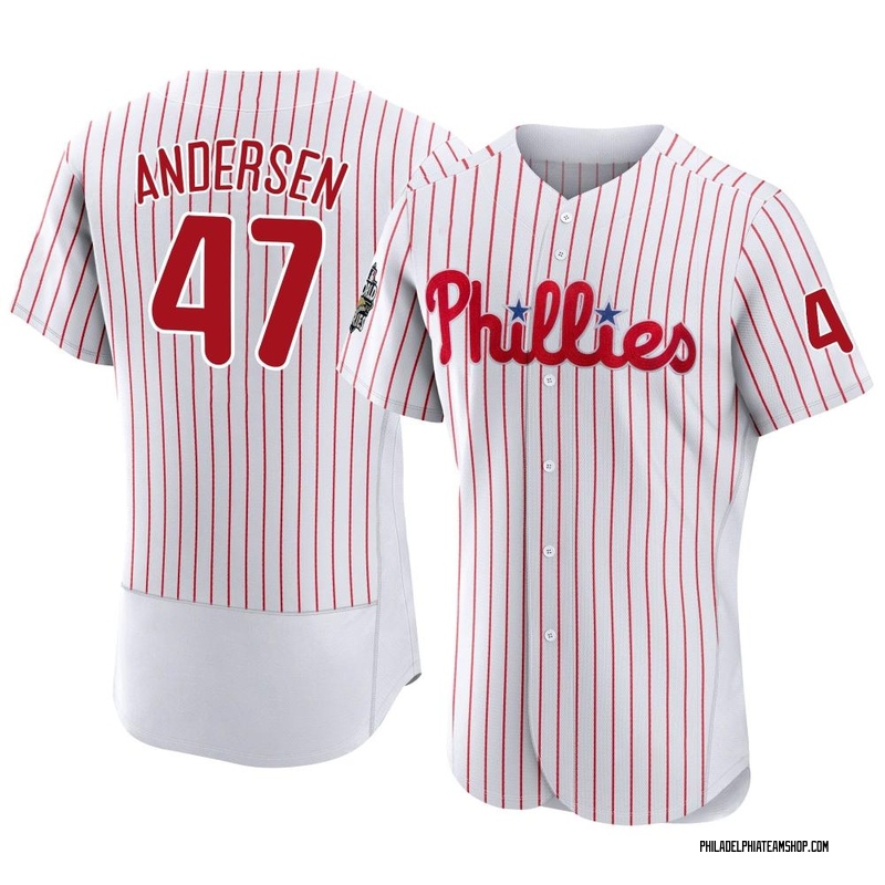 80's Larry Anderson Philadelphia Phillies Majestic Cooperstown MLB Jersey  Size Large – Rare VNTG