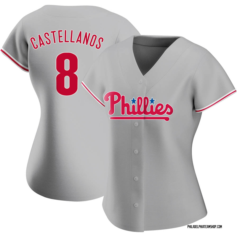 Nick Castellanos Men's Replica Philadelphia Phillies Cream Alternate Jersey  - Philadelphia Store