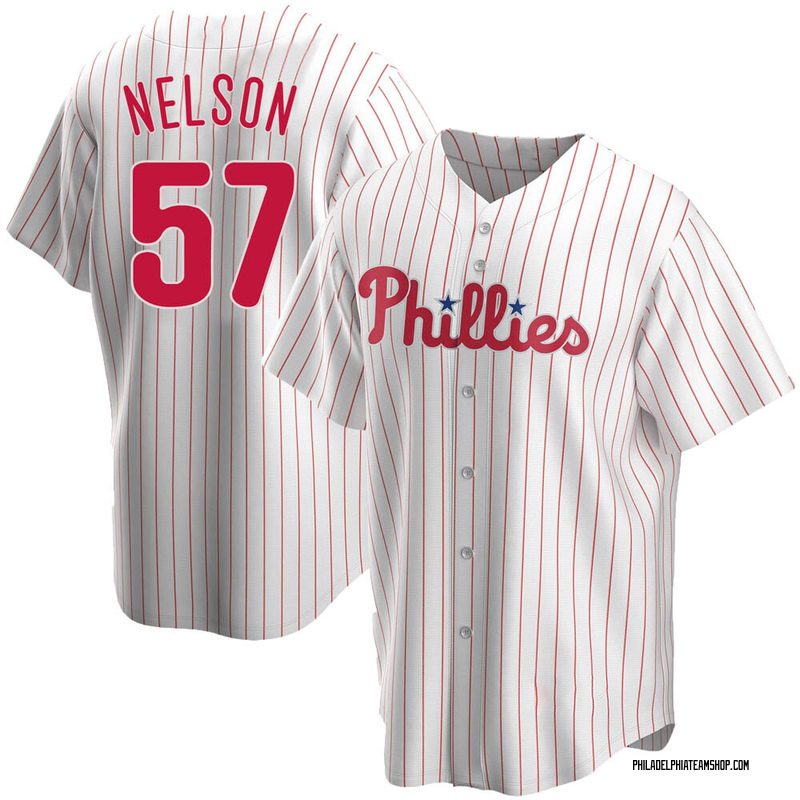 Nick Nelson Philadelphia Phillies Youth Navy Name and Number