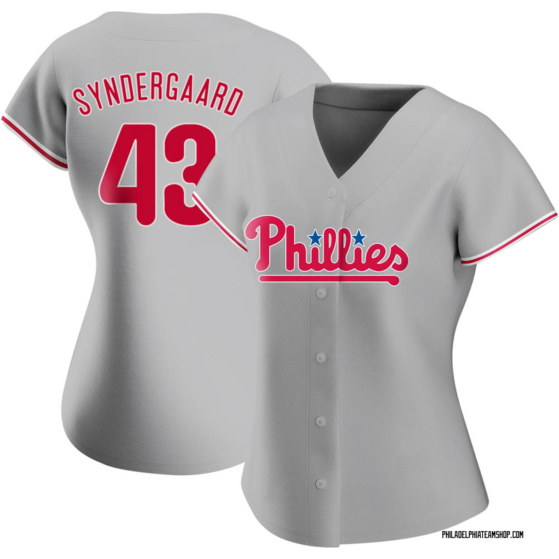 Noah Syndergaard Youth Philadelphia Phillies Road Cooperstown Collection  Jersey - Light Blue Replica