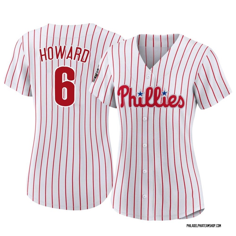 Ryan Howard Women's Philadelphia Phillies 2022 World Series Home Jersey -  White Authentic