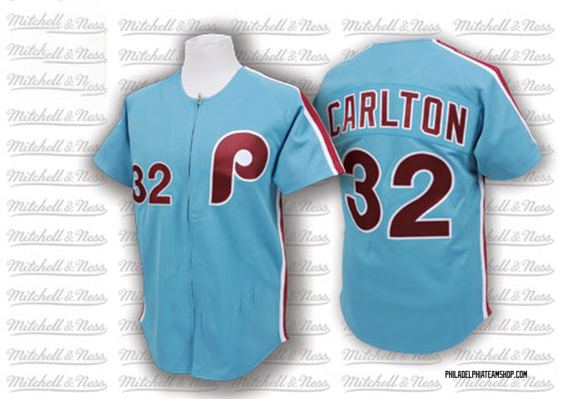 Steve Carlton Philadelphia Phillies Mitchell & Ness Cooperstown Collection  Authentic Jersey – Light Blue – Collette Boutique