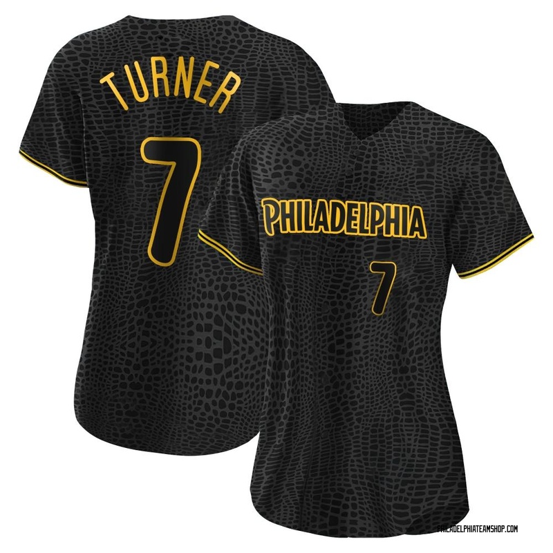 Philadelphia Phillies #7 Trea Turner Men's Light Blue Cool Base  Stitched Jersey