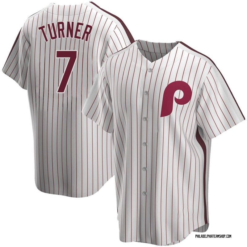 Trea Turner Youth Philadelphia Phillies Home Cooperstown Collection Jersey  - White Replica